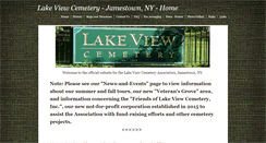 Desktop Screenshot of lake-view-cemetery.com